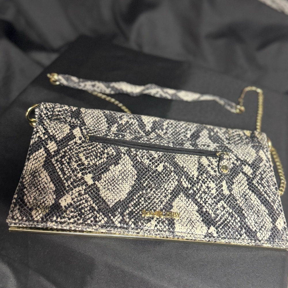Sam &Libby Stylish Snake Print Clutch